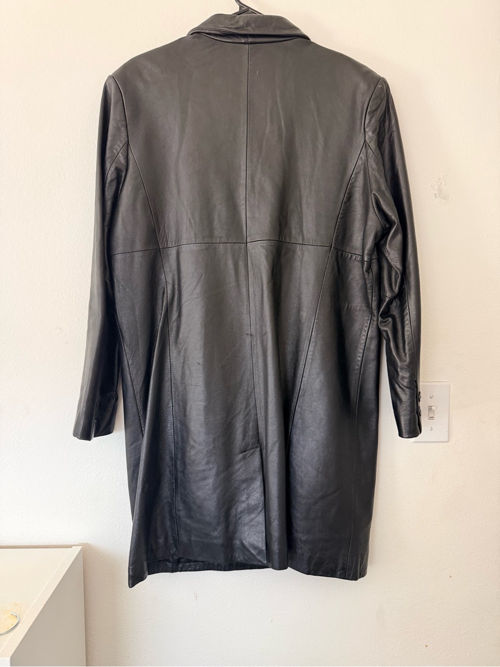 Vintage Leather Trench - Picture 2 of 9